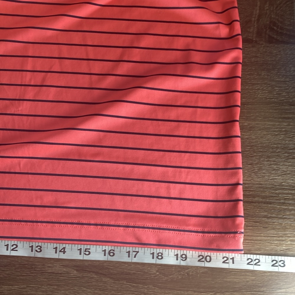 Mens Under Armour Medium Bright Pink & Blue Golf Polo w/ Carton House Golf Logo - Picture 7 of 8